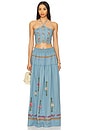 view 5 of 6 x REVOLVE Jenna Maxi Skirt in Blue