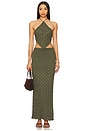 view 5 of 6 x REVOLVE Theodora Skirt in Sage
