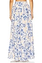 view 4 of 6 Jenna Maxi Skirt in Blue Floral
