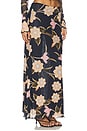 view 2 of 6 x REVOLVE Brace Skirt in Burgundy Floral in Navy