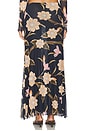view 4 of 6 x REVOLVE Brace Skirt in Burgundy Floral in Navy