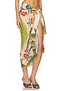 view 2 of 6 Marine Plume Sarong in Multicolor