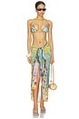 view 5 of 6 Marine Solstice Sarong in Multicolor