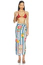 view 5 of 6 Zinna Basket Sarong in Multicolor