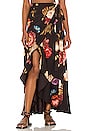 view 1 of 4 Brasil Shade Wrap Skirt in Black
