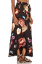 view 2 of 4 Brasil Shade Wrap Skirt in Black