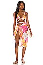 view 4 of 4 X REVOLVE Marine Sarong in White Funky Blooms