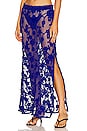 view 1 of 5 x REVOLVE Cyprus Maxi Skirt in Navy Floral