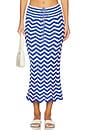 view 1 of 6 x REVOLVE Mira Midi Skirt in Dashi Blue Multi
