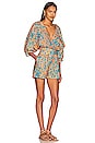view 2 of 3 Linnea Balam Romper in Peach