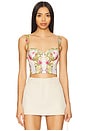 view 1 of 4 x REVOLVE Lupe Bustier Top in Green Multi