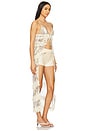 view 2 of 3 x REVOLVE Saphiro Long Top in Green Ivory Floral