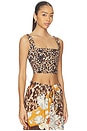 view 2 of 4 Kosia Crop Top in Brown