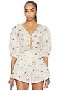 view 1 of 4 Salem Print Cherish Top in Multicolor