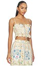 view 2 of 4 Vichy Bleu Top in Multicolor