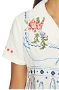 view 6 of 6 Vittoria Basket Top in Multicolor