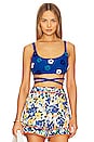 view 1 of 4 x REVOLVE Albany Crop Top in Navy Floral