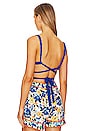 view 3 of 4 x REVOLVE Albany Crop Top in Navy Floral
