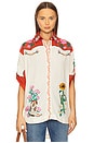 view 3 of 7 Chrissy Nopal Button Up Shirt in Multicolor