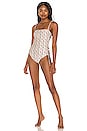 view 1 of 4 Sandy Papier Embroidered One Piece in Beige