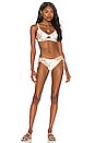 view 4 of 4 Samira Blomma Embroidered Bikini Top in Beige