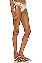 view 2 of 4 Eda Blomma Embroidered Bikini Bottom in Beige