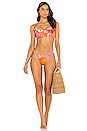 view 4 of 4 X REVOLVE Genoveva Bikini Top in Red Funky Blooms