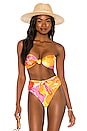 view 1 of 5 X REVOLVE Lucile Bikini Top in Yellow Funky Blooms