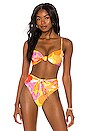 view 2 of 5 X REVOLVE Lucile Bikini Top in Yellow Funky Blooms