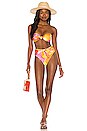 view 5 of 5 X REVOLVE Lucile Bikini Top in Yellow Funky Blooms