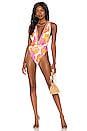 view 1 of 4 X REVOLVE Ellis One Piece Bikini in White Funky Blooms