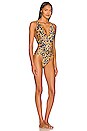 view 2 of 3 Jadis Balam One Piece in Mustard Yellow
