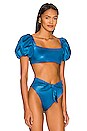 view 2 of 4 Calista Nettuno Bikini Top in Blue