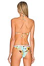 view 3 of 4 Lolita Bikini Top in Sunshower Aquamarine