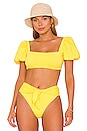 view 1 of 4 Calista Bikini Top in Yellow