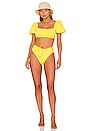 view 4 of 4 Calista Bikini Top in Yellow