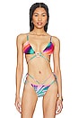 view 1 of 4 Lake Reversible Bikini Top in Multicolor