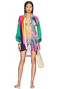 view 4 of 4 Lake Reversible Bikini Top in Multicolor