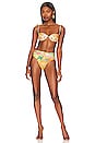 view 4 of 4 TOP BIKINI DONNA in Makie Yellow