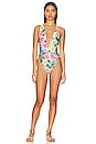 view 1 of 3 MAILLOT DE BAIN 1 PIÈCE ELLIS ANTIQ in Conga Aqua Floral