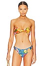 view 2 of 6 x REVOLVE Lucille Bandeau Bikini Top in Vita Multicolor