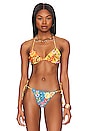 view 1 of 5 Lolita Triangle Bikini Top in Vita Multicolor