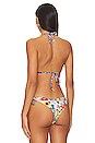 view 3 of 4 Lolita Embellished Triangle Top in Multicolor