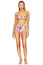 view 4 of 4 x REVOLVE Lily High Waist Bikini Bottom in Pink Multi
