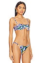 view 2 of 4 x REVOLVE Margery Bikini Top in Blue Floral Waves