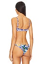 view 3 of 4 x REVOLVE Margery Bikini Top in Blue Floral Waves