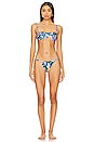 view 4 of 4 x REVOLVE Maisie Bikini Bottom in Blue Floral Waves