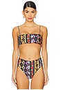 view 2 of 5 x REVOLVE Brietta Reversible Bikini Top in Floral Multi