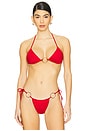 view 1 of 4 Lolita Bikini Top in Red