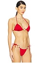 view 2 of 4 Lolita Bikini Top in Red